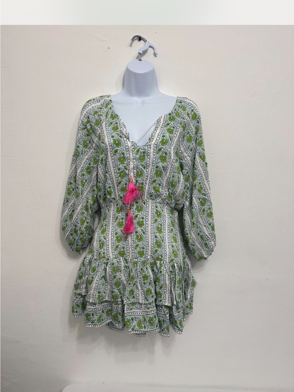 BELL Est. 2000 Boho Floral Mini Dress
- Size Small